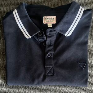 Guess Blue Polo Shirt Classic Design